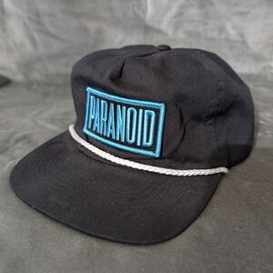 Paran Black Cap with Green and Blue Logo